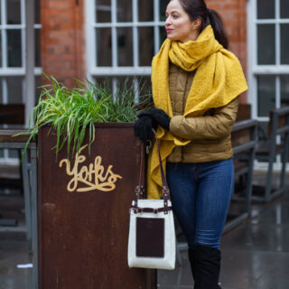 Leather shopper bag white IMG_0879