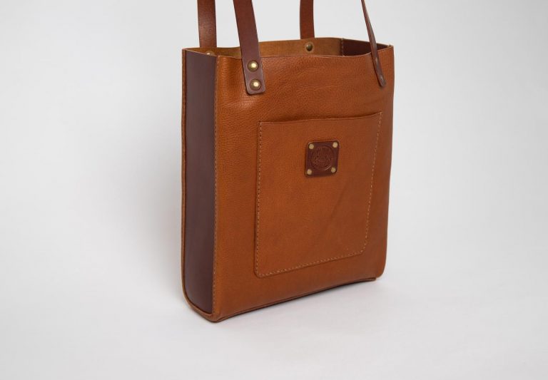 Leather shopper bag brown IMG_4407